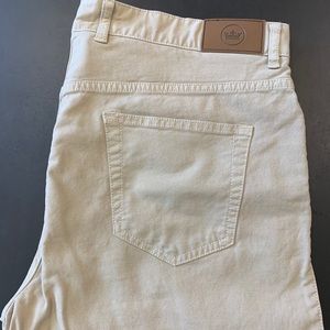 New Peter Millar Men’s 5-pocket Pants. Tan